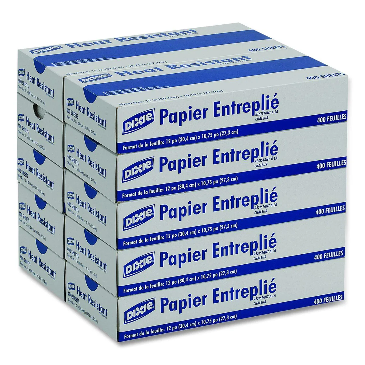 Dixie Dixie HR12 Greaseproof Pan Liner 12 x 10.75 1000 Carton — product photo
