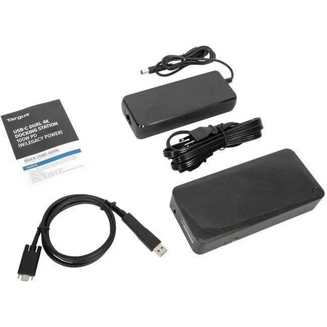 Targus Targus DOCK182USZ docking station 100W 4K dual display — product photo
