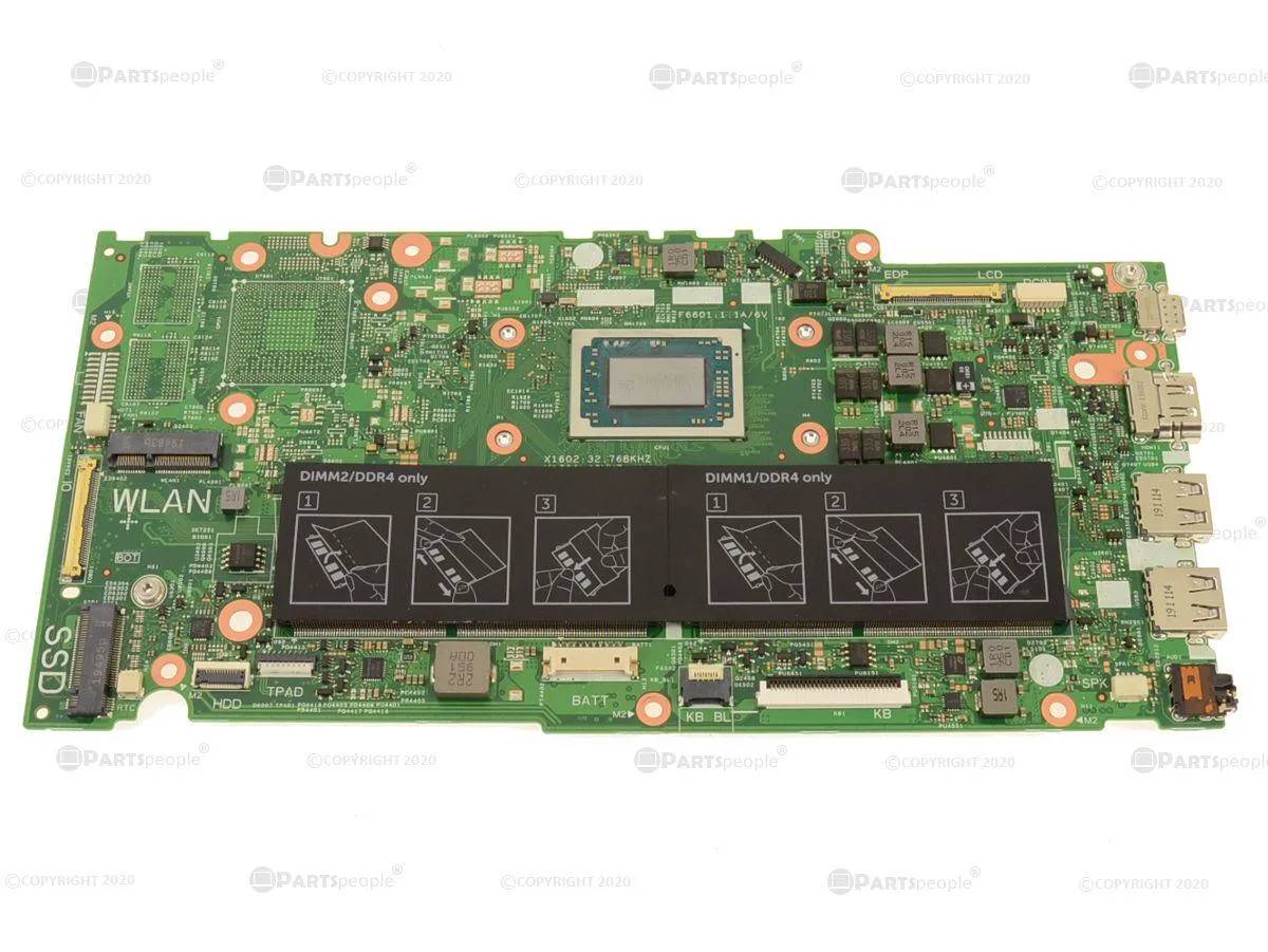 DELL DELL Inspiron 5485 Motherboard AMD Ryzen 7 3700 2.3GHz Vega 10 W5DR7 — product photo