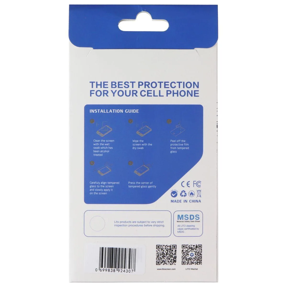 Lito Children’s Wear Lito Children’s Wear 9H .33mm Tempered Glass Screen Protector for TCL 30 SE (L-1389) — product photo
