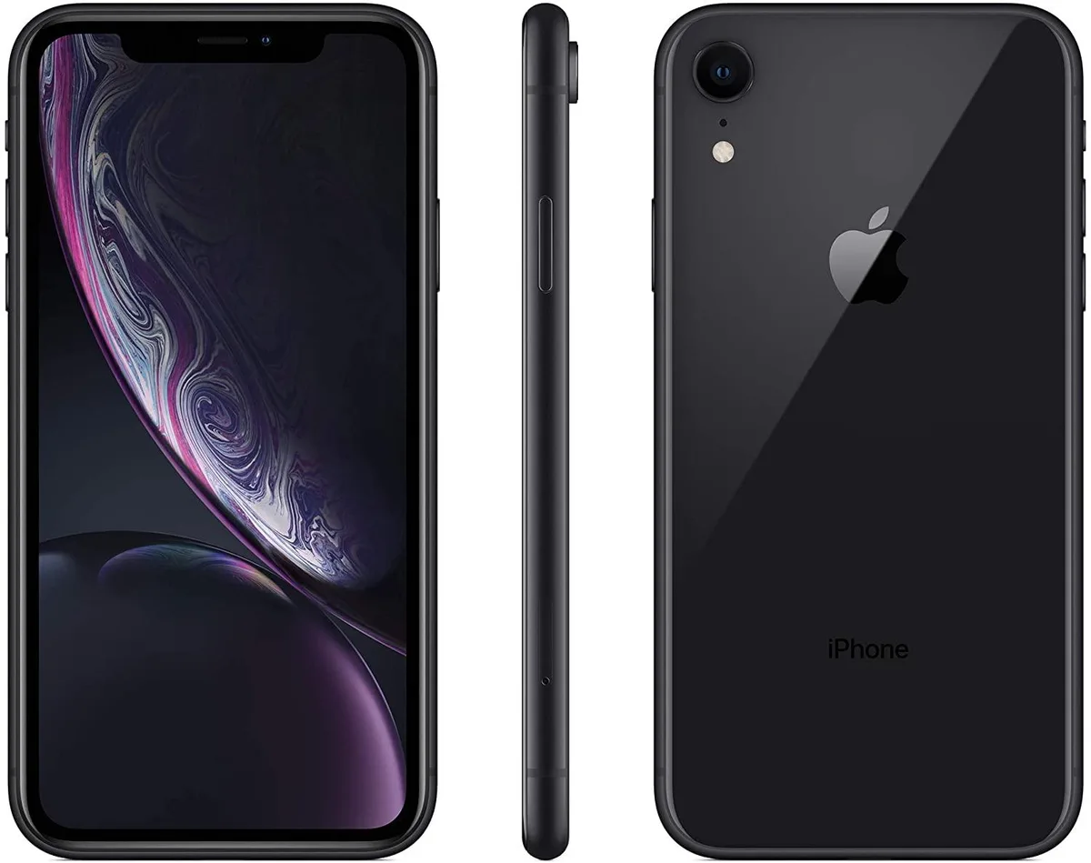 Apple Apple iPhone XR A1984 128GB Black cell phones - unlocked — product photo