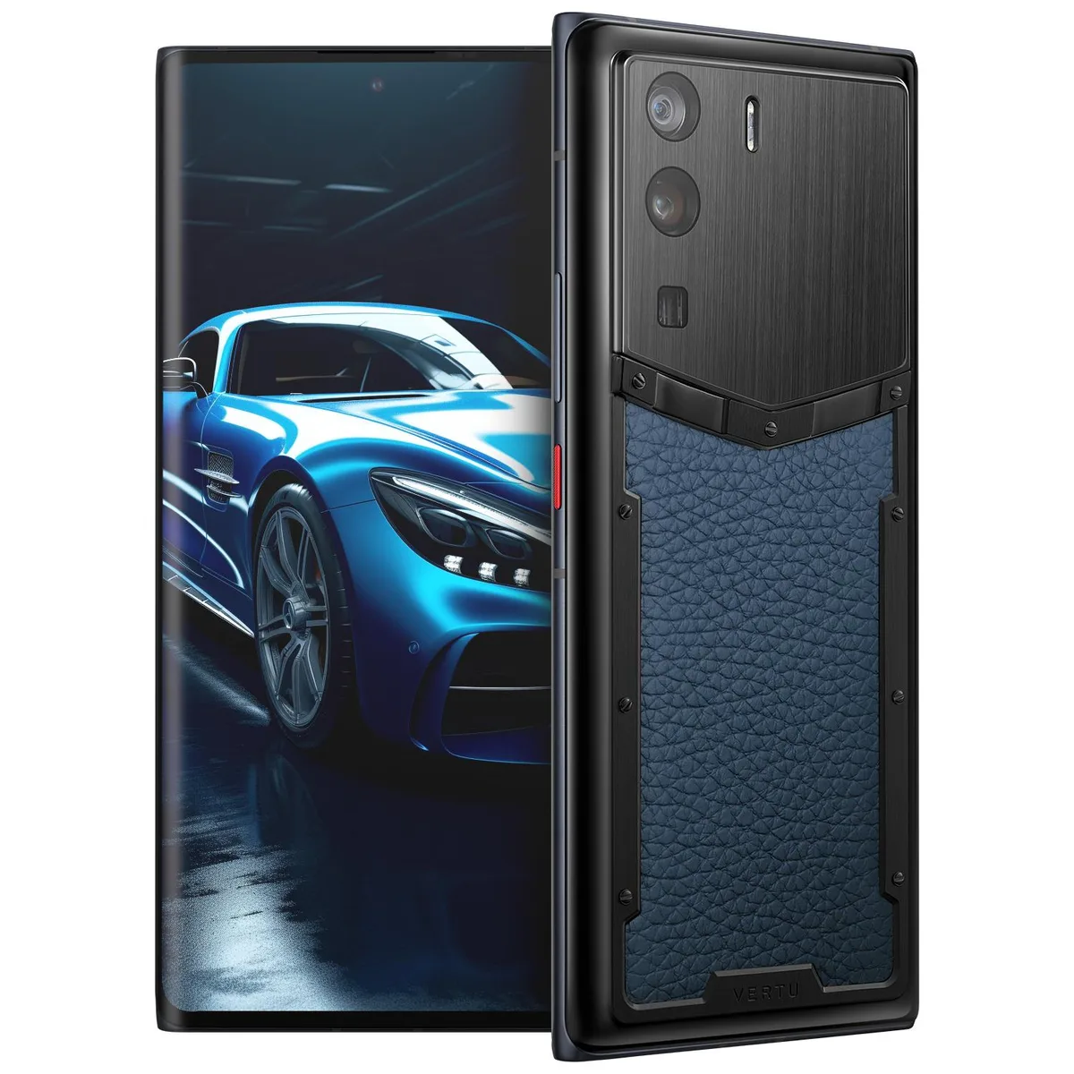 VERTU VERTU METAVERTU Calf Leather Web3 Cell Phone 12GB 512GB Gentleman Blue — product photo