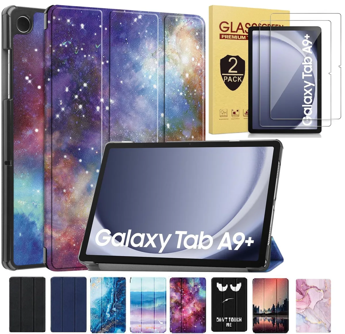 anicestore anicestore SM-X210/X215/X216/X218 11" flip case with tempered glass — product photo
