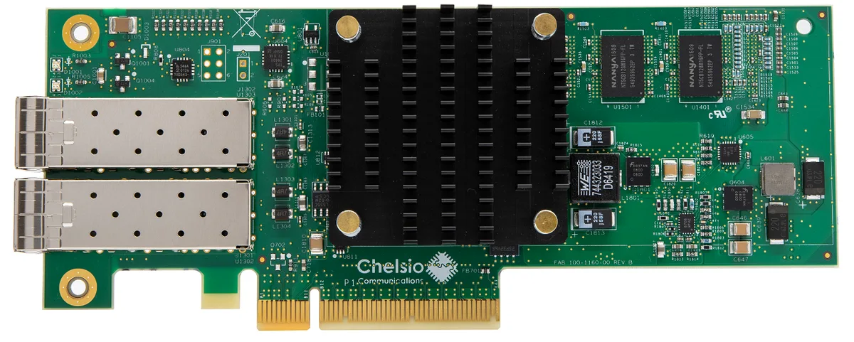 Chelsio Communications Chelsio Communications T520-CR 10Gbps dual-port network card — product photo