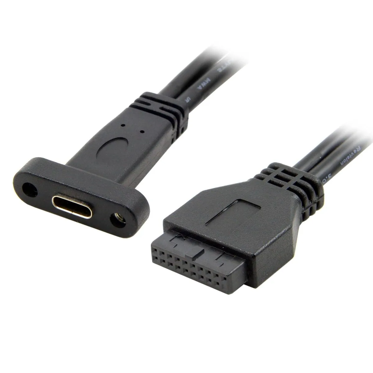 Fervit Fervit USB 3.1 Type C Female to USB 3.0 19pin Header Cable 40cm — product photo
