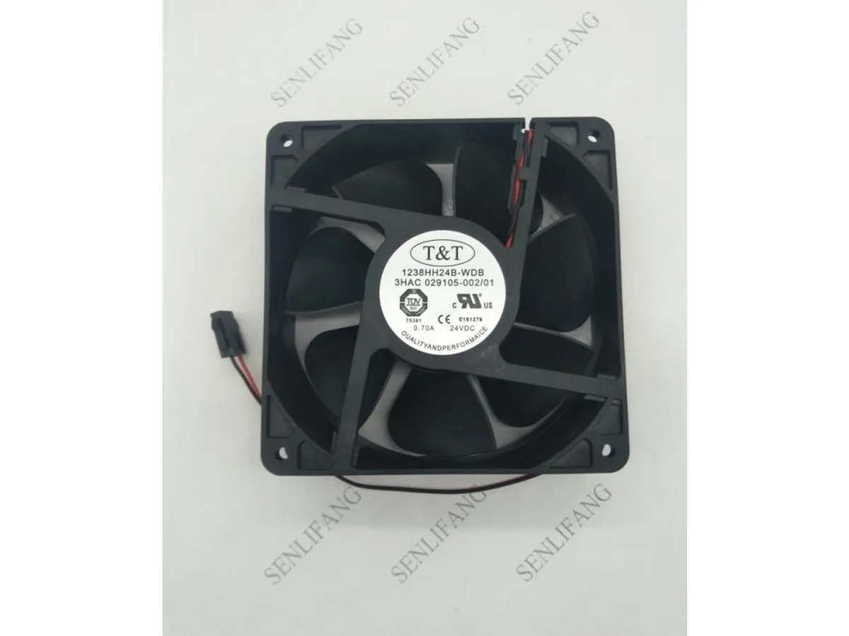 Fans Fans 1238HH24B-WDB 24V 0.70A 12038 2 line ABB robot cooling fan — product photo