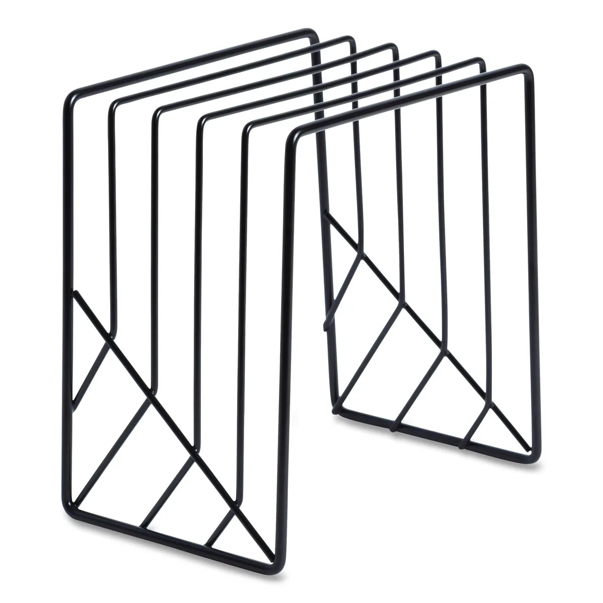 U Brands U Brands Vena Wire Letter Sorter 5 Sections Black 3841U0312 — product photo