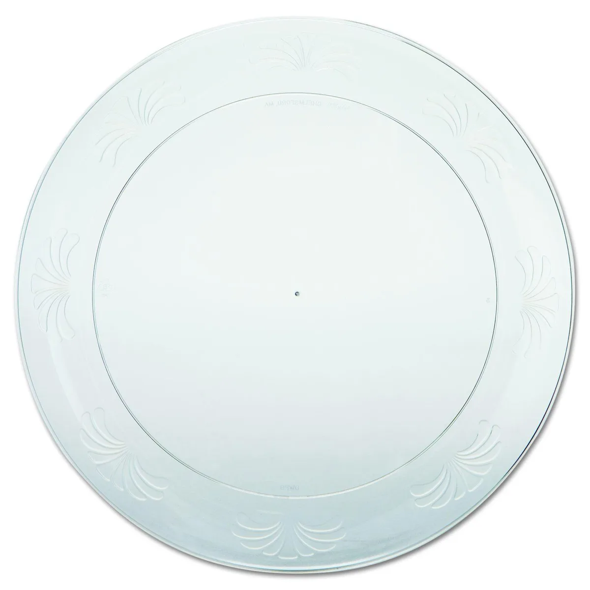 WNA WNA Designerware 9" Clear Plastic Plates 10/Pack 18 Packs/Carton — product photo