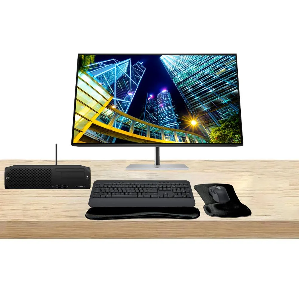 HP HP Z2 SFF G9 i7-14700 16GB 512GB SSD T1000 8GB 732pk 32" 4K MK650 T2U Plus — product photo