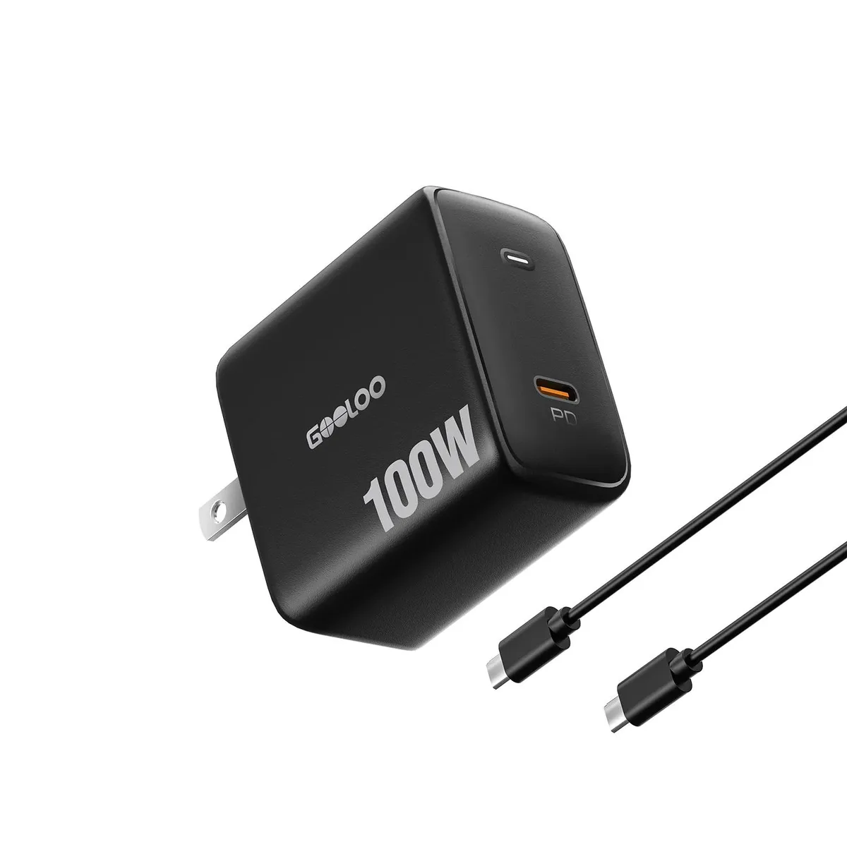 GOOLOO GOOLOO GTA100 100W GaN Charger 6.6ft Cable — product photo