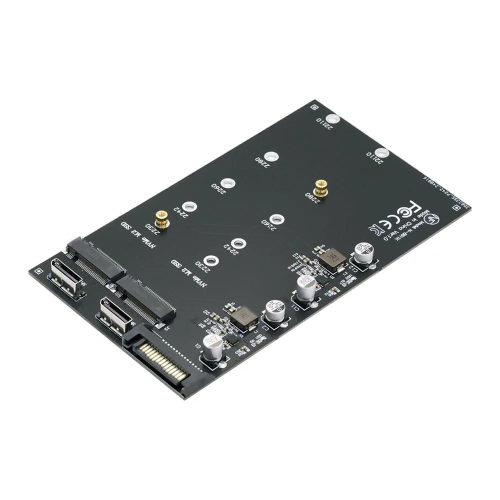 LORDWORLD LORDWORLD Dual Oculink SFF-8612 SFF-8611 to NVME M.2 Adapter — product photo