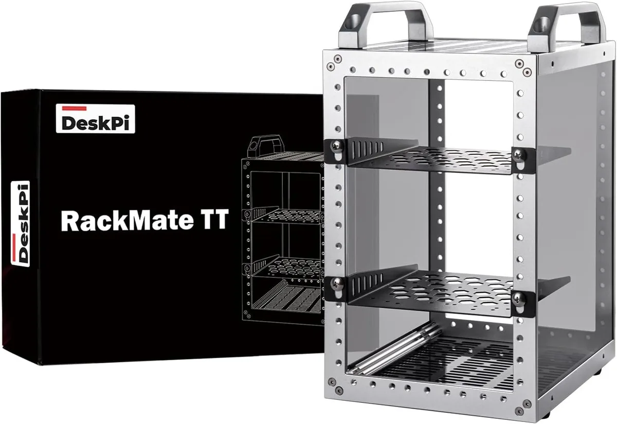 TAURKENAM TAURKENAM DeskPi RackMate TT 10 inch 3U server rack — product photo