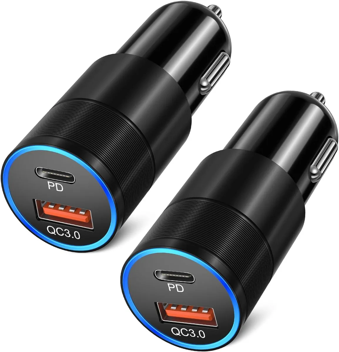 RUOCLRIS RUOCLRIS 36W Dual USB-C Car Charger 2 Pack — product photo