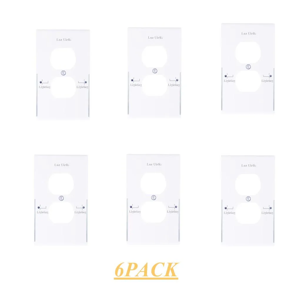 JHM Trading Co.,Ltd JHM Trading Co.,Ltd 6-Pack LED Outlet Wall Plate Night Lights — product photo