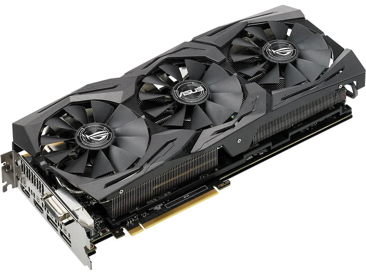 ASUS ASUS ROG Strix GeForce GTX 1080 Ti 11GB GDDR5X graphics card — product photo
