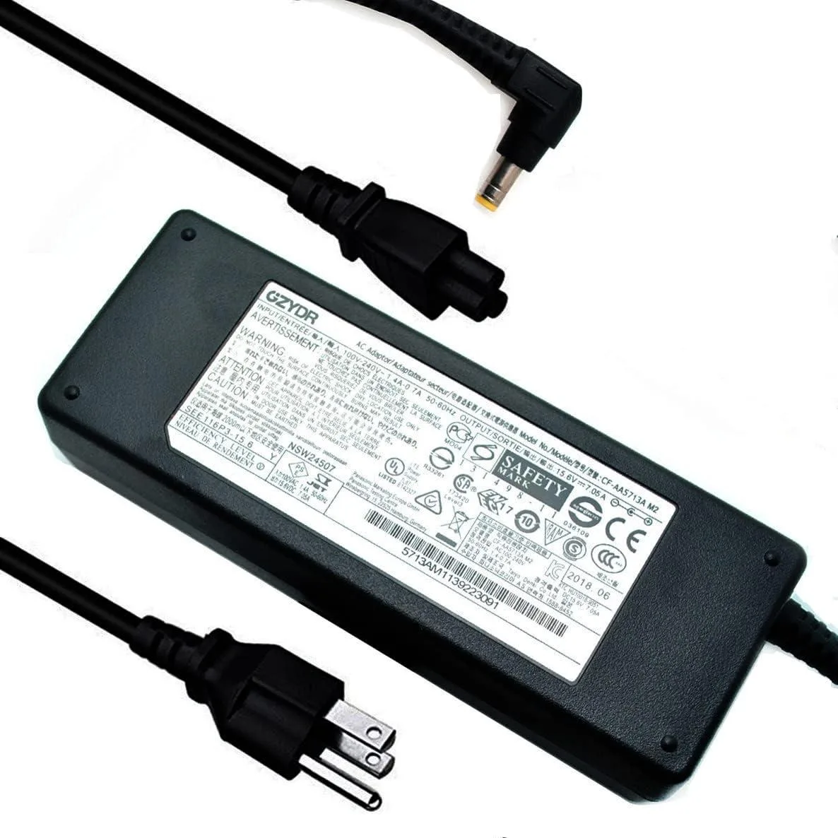 NShi NShi 110W 15.6V 7.05A CF-AA5713A M2 AC Adapter laptop replacement part — product photo