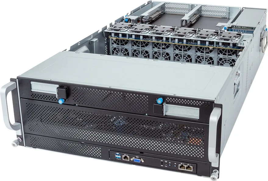 GIGABYTE GIGABYTE G493-ZB0-AAP1-L1002 rack server Dual EPYC 9224 128GB DDR5 960GB M.2 25Gb LAN — product photo