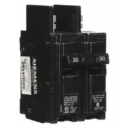 SIEMENS SIEMENS BQ2B030 Circuit Breaker BQ Series 30A 2 Pole 120/240V AC — product photo