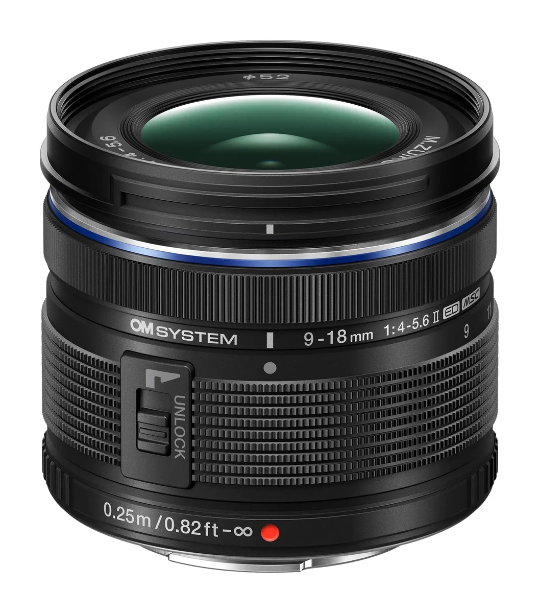 Olympus America Inc. Olympus America Inc. V335940BW000 M.Zuiko Digital ED 9-18mm F4.0-5.6 II camera lens — product photo