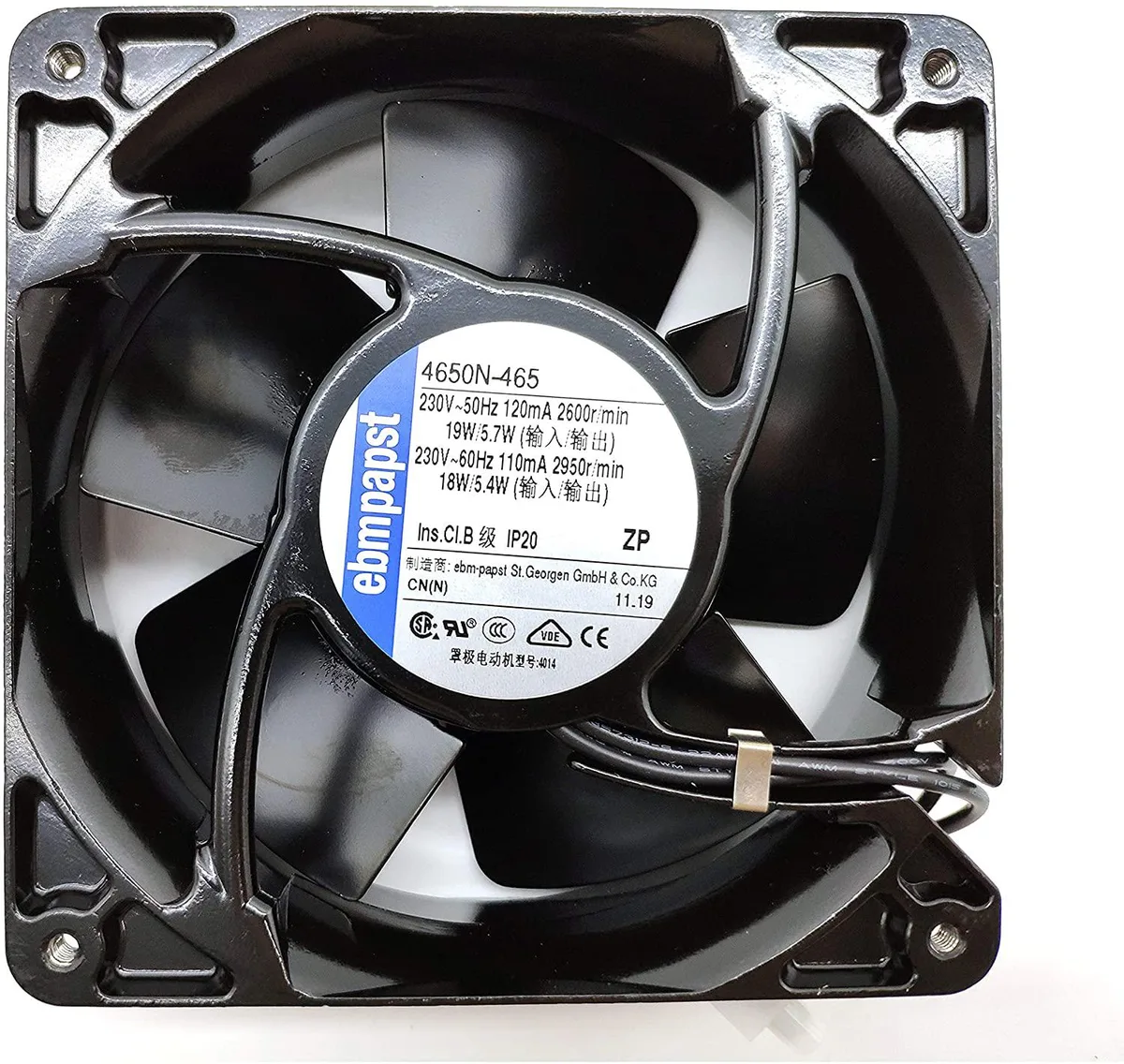 NDLIULEI NDLIULEI 4650N-465 120x120x38mm 230V case fan — product photo