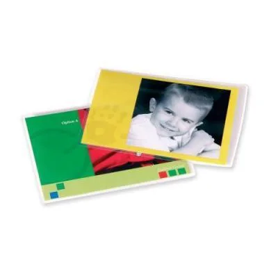 FELLOWES FELLOWES 5220401 Self-Adhesive Laminating Pouches 5 mil 4-1/4x6-1/4 5 Pack — product photo