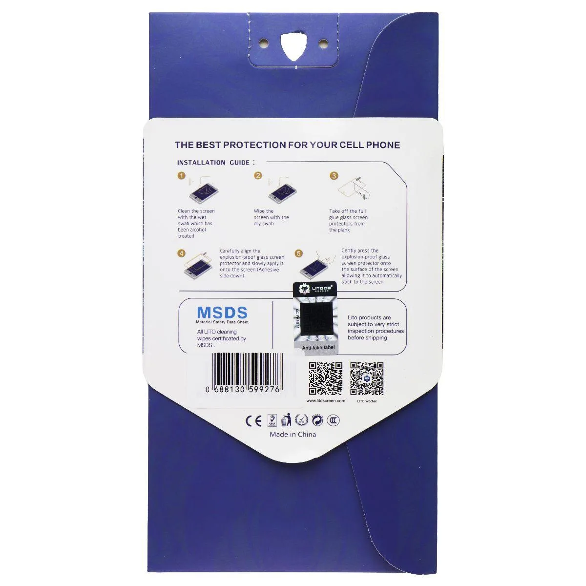 Lito Children’s Wear Lito Children’s Wear 2.5D Full Glue Tempered Glass Screen Protector for Samsung Galaxy A72 — product photo