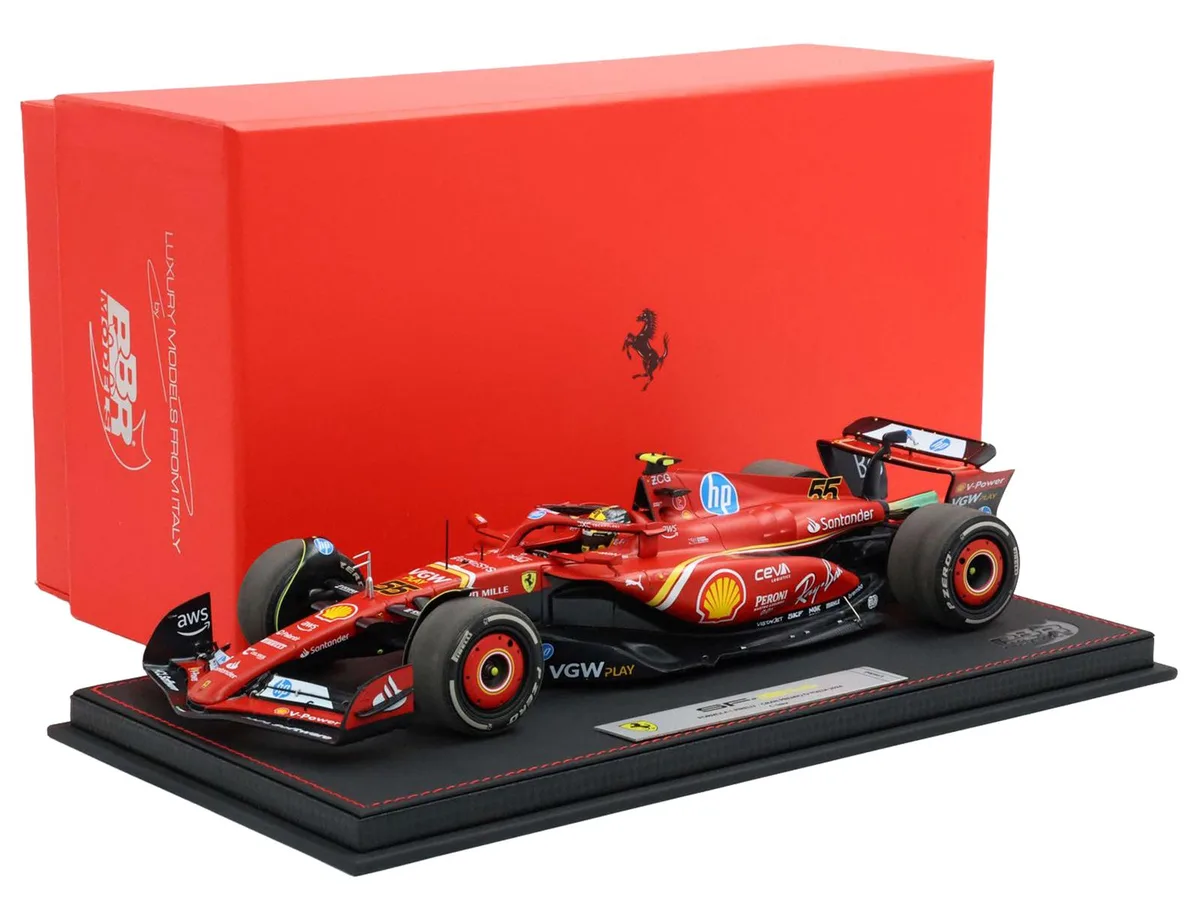 BBR BBR Ferrari SF-24 #55 Italian GP 2024 Limited Edition 34 pieces 1/18 Diecast — product photo