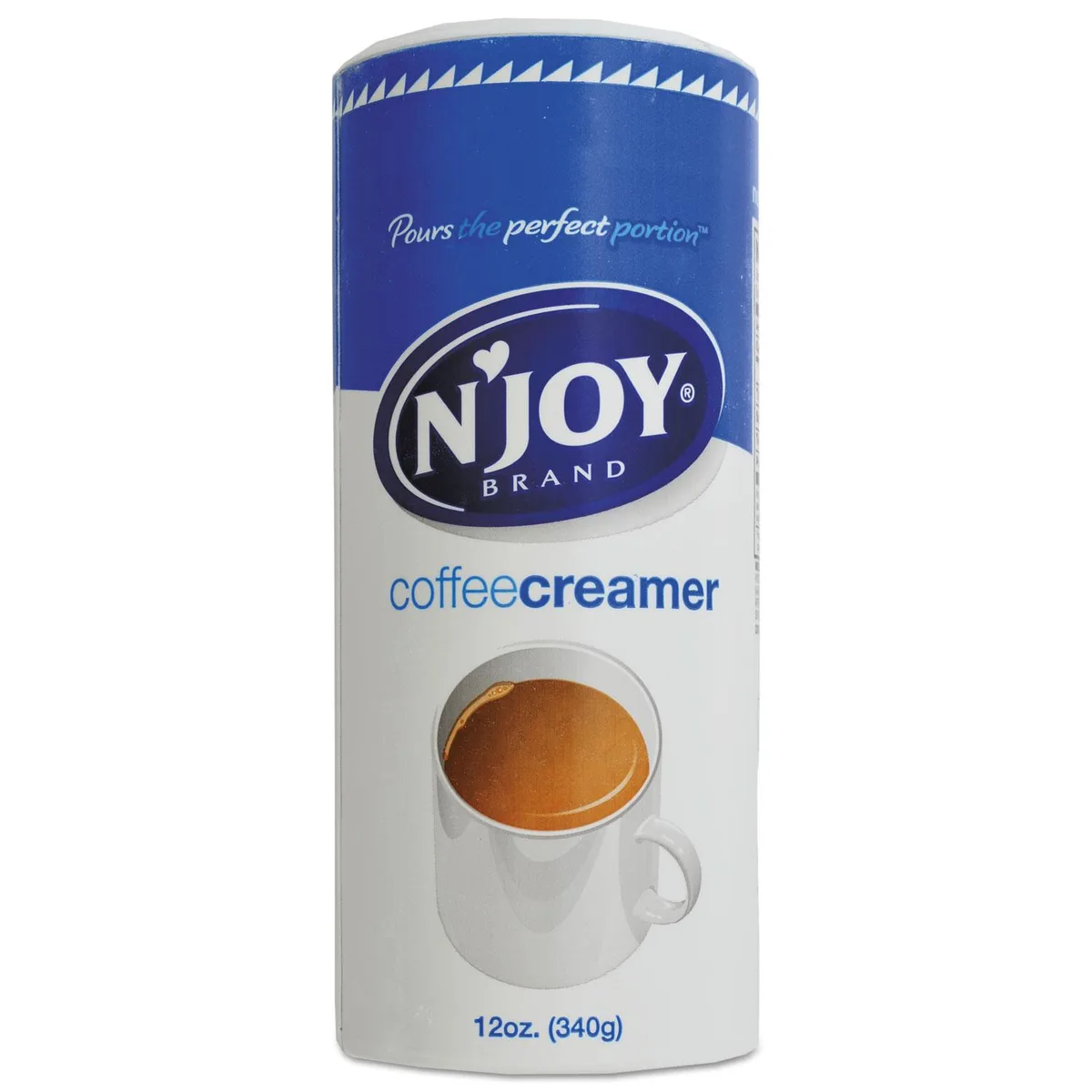Sugar Foods Corporation Sugar Foods Corporation N'Joy Non-Dairy Coffee Creamer Original 12 oz Canister 90780 — product photo