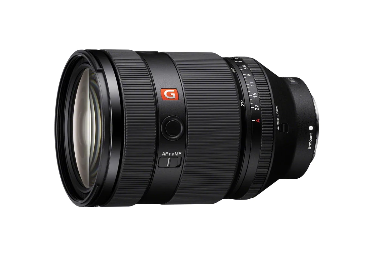 Sony Sony FE 28-70mm F2 GM Black zoom lens — product photo