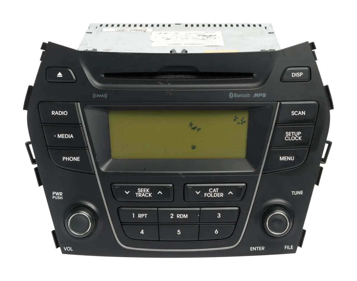 1 Factory Radio 1 Factory Radio 2013-2014 Hyundai Santa FE AM FM Satellite Bluetooth CD MP3 Receiver 96170-4Z1004X — product photo