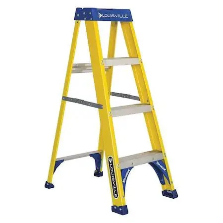 Louisville Louisville FS2004 4 ft Fiberglass Stepladder 250 lb — product photo