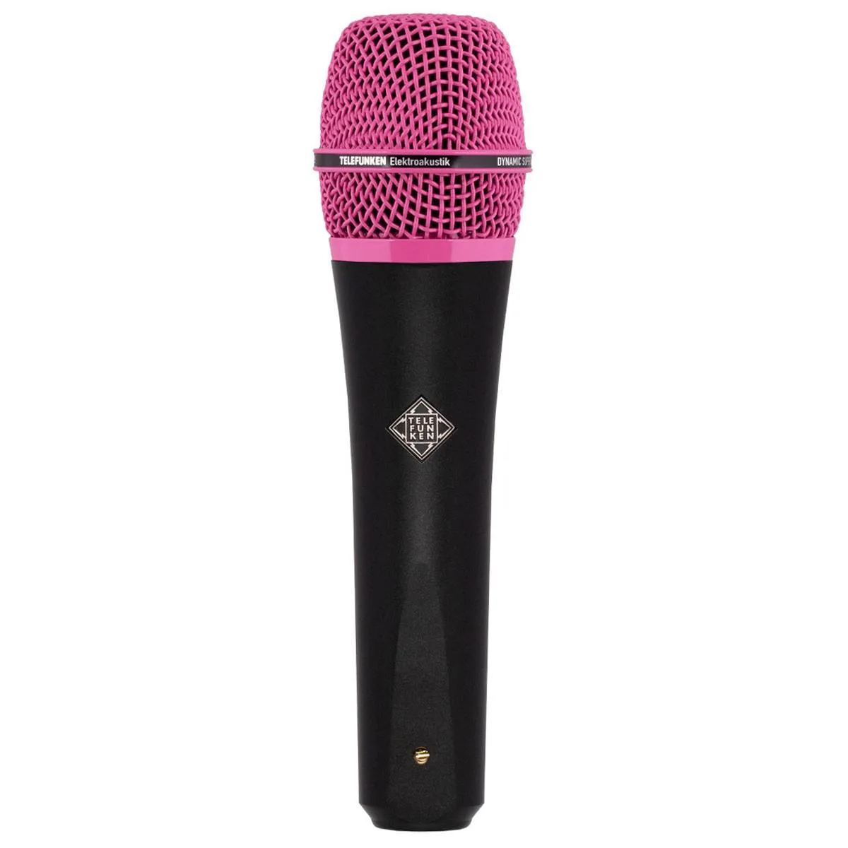 Telefunken Telefunken M80 Custom Supercardioid Dynamic Vocal Microphone, Black Body Pink Grille — product photo