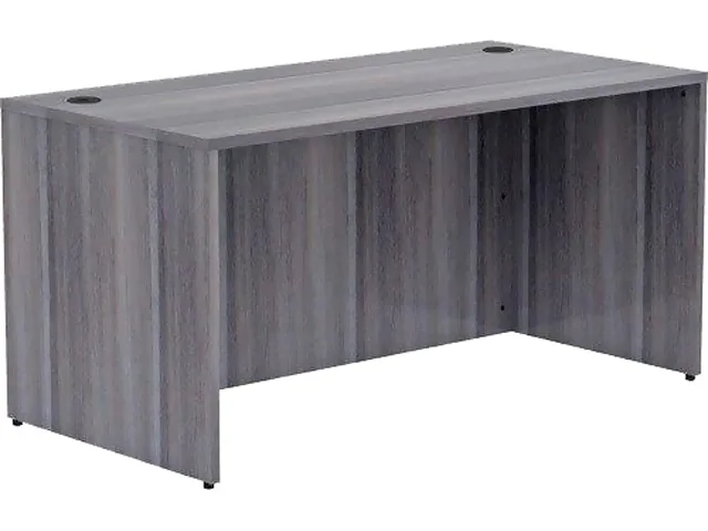 Lorell Lorell 69547 desk shell 66x30x29 weathered charcoal office furniture — zdjęcie produktu