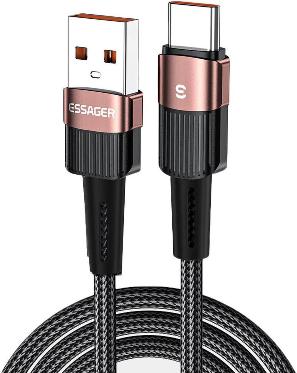 SMUGDESK SMUGDESK USB-A to USB-C Cable 3.3FT 100W Double-Braided Nylon — product photo