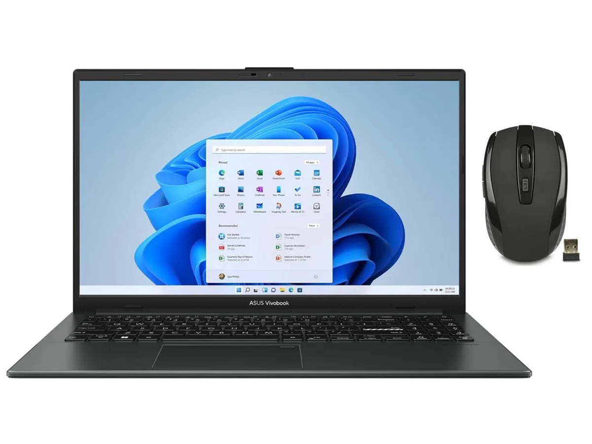 ASUS ASUS Vivobook Go 15.6" FHD AMD Ryzen 5 7520U 8GB DDR5 1024GB SSD Black — product photo
