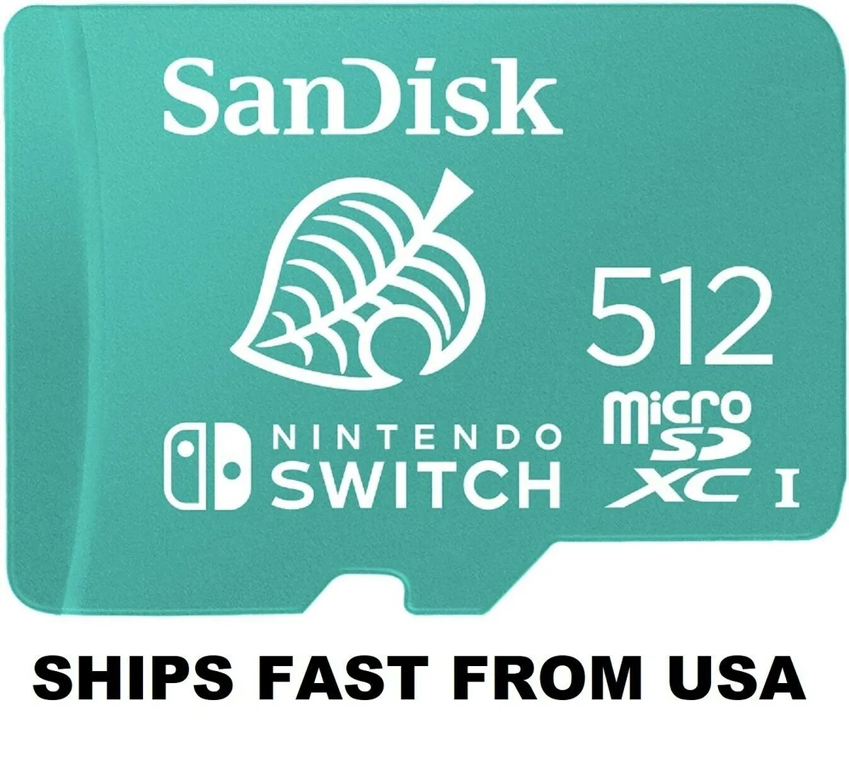 SanDisk SanDisk 512 GB microSD memory card SDSQXAO-512G-GNCZN — product photo
