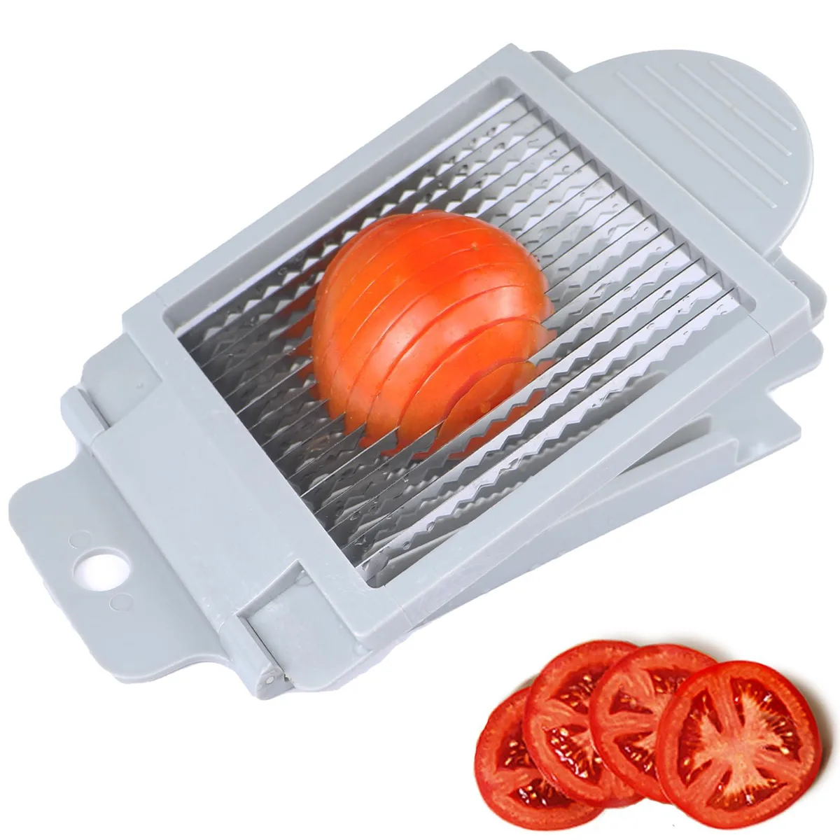  QUJIFETU Tomato Slicer 15 Blade 0.28 in 9.7 x 5.4 in — product photo