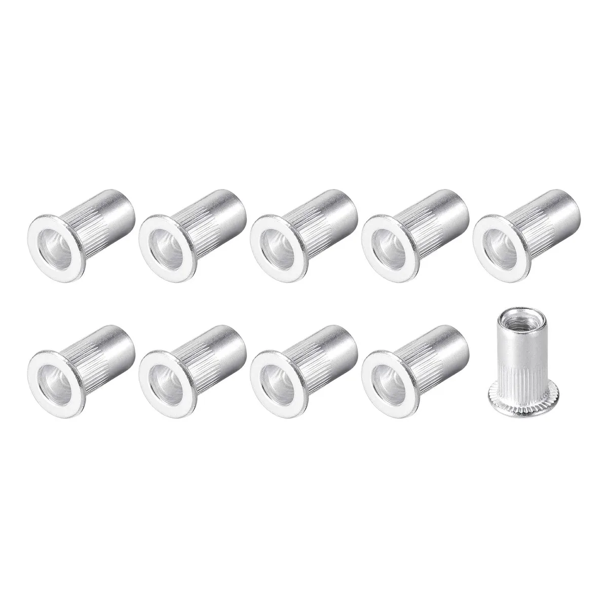  METALLIXITY mtf220415xt0466 #10-24 rivet nuts 50pcs machine shop hardware — product photo
