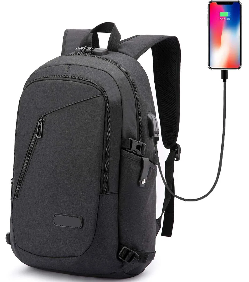 BONAEVER BONAEVER 17 Inch Business Laptop Backpack USB Charging Port — product photo