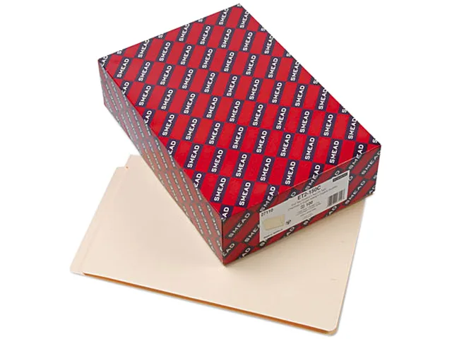 Smead Smead 27110 End Tab File Folder Legal Manila 11 pt 100 Box — product photo