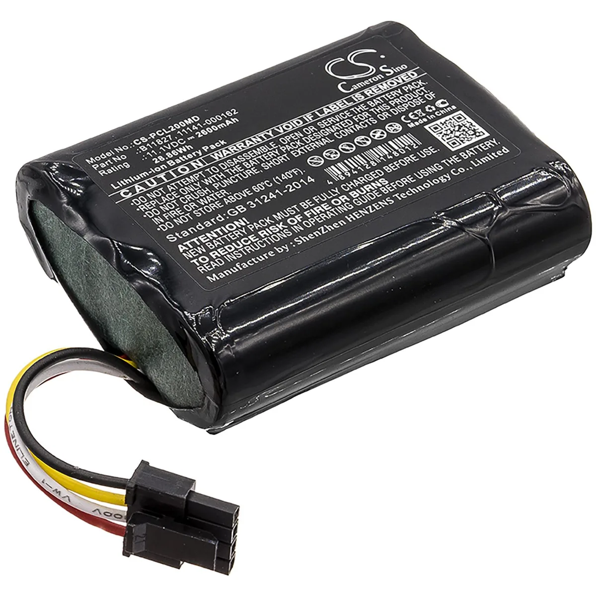 Cameron &amp; Co Cameron &amp; Co DS-CS-PCL200MD Li-ion Battery 2.6 Ah Black — product photo