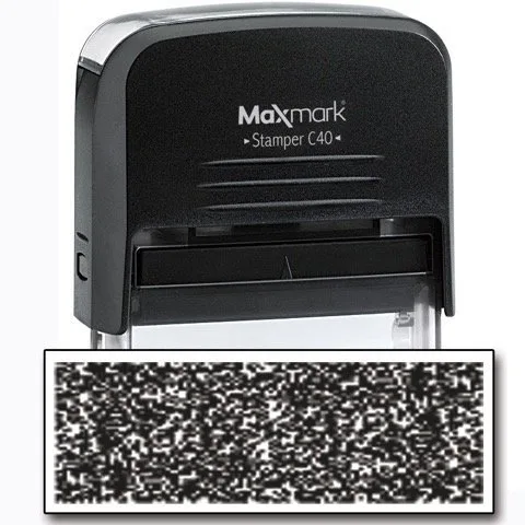  Max Identity Theft Protection Stamp Large 7/8" x 2-3/8" 3 Pack — product photo