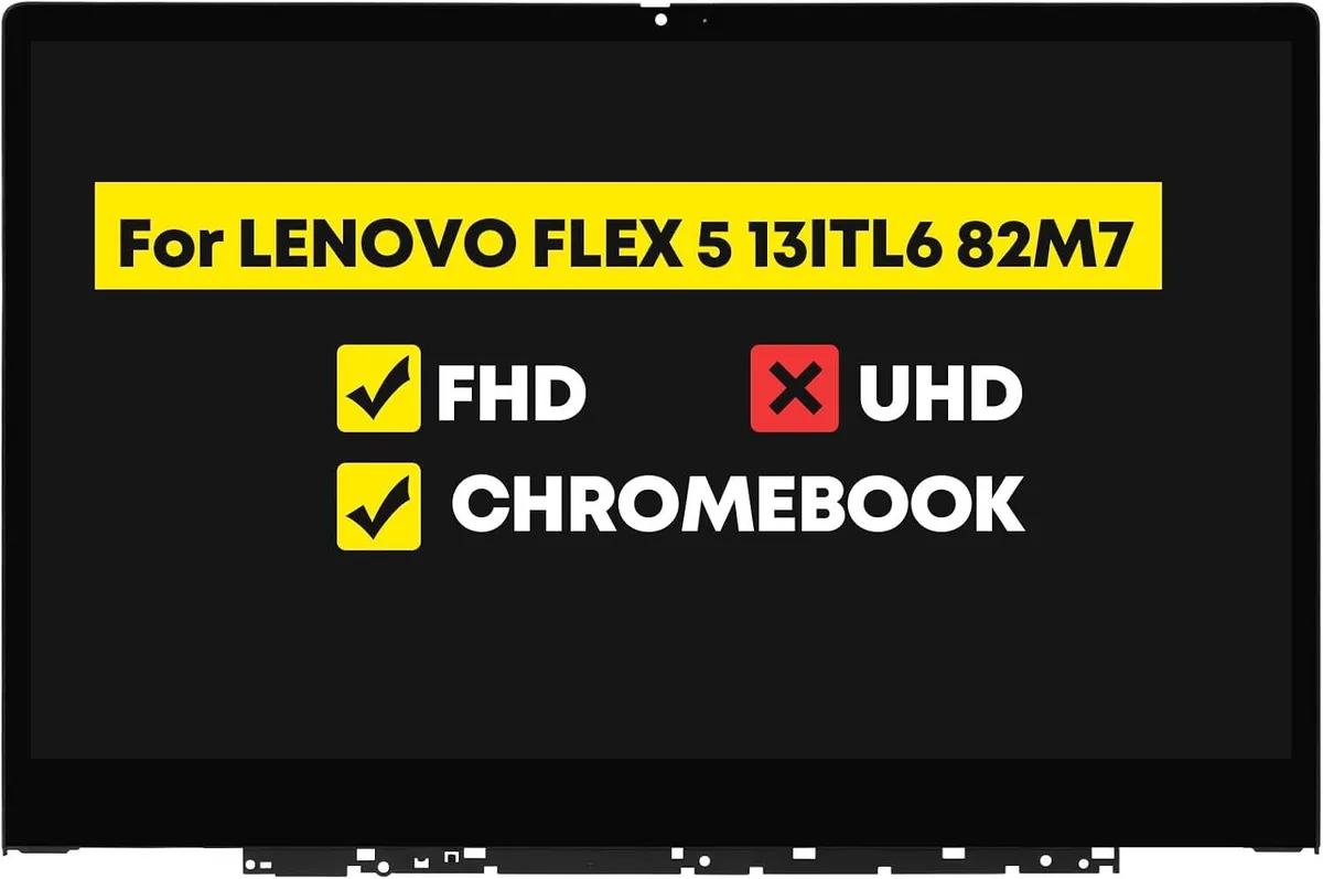 NUOLAISUN NUOLAISUN 13.3" FHD 1920*1080 Touch Screen Assembly for Lenovo Chromebook Flex 5 13ITL6 82M7 — product photo