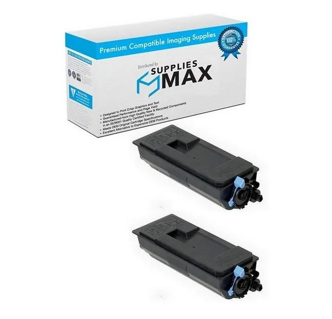 SuppliesMax SuppliesMax Black Toner Cartridge 2-Pack 21000 Pages TK-3122 — product photo