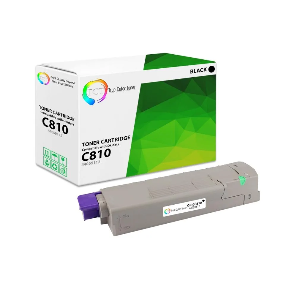 True Color Toner True Color Toner C810 Black Toner Cartridge 44059112 8000 Pages — product photo