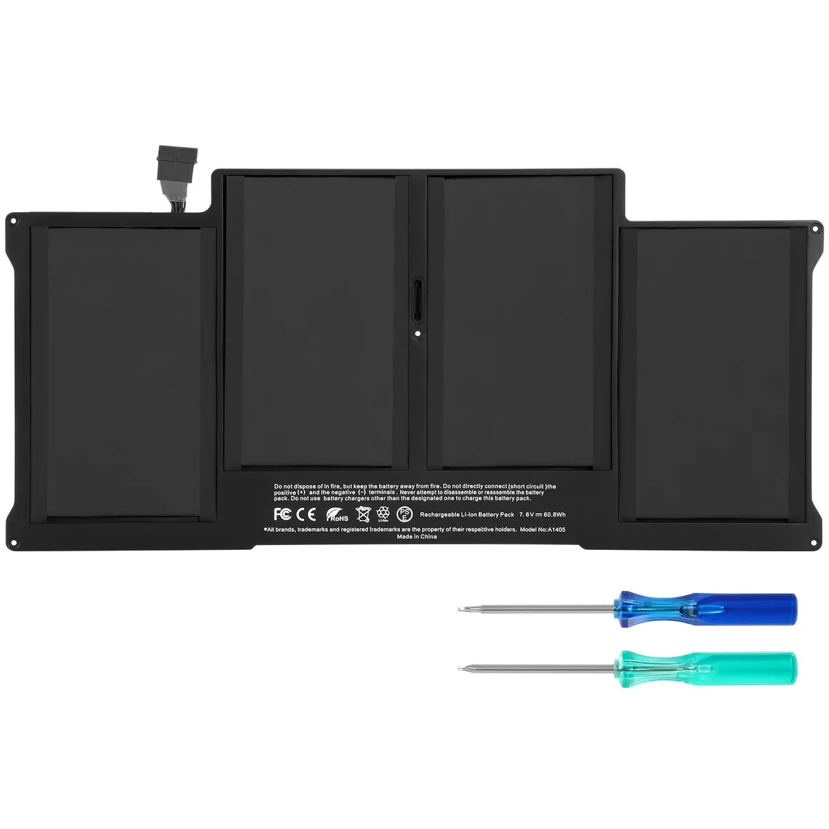 DELL A1405 8000mAh 7.6V 60.8Wh MacBook Air 13 inch battery — product photo