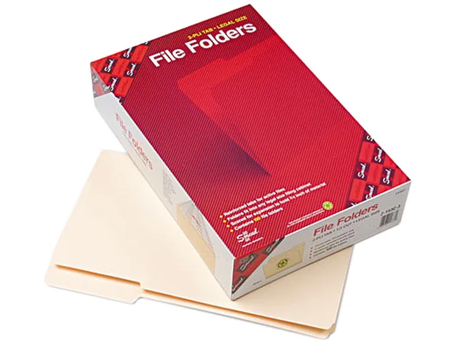 Smead Smead 15337 File Folder Legal Manila 100/Box — product photo