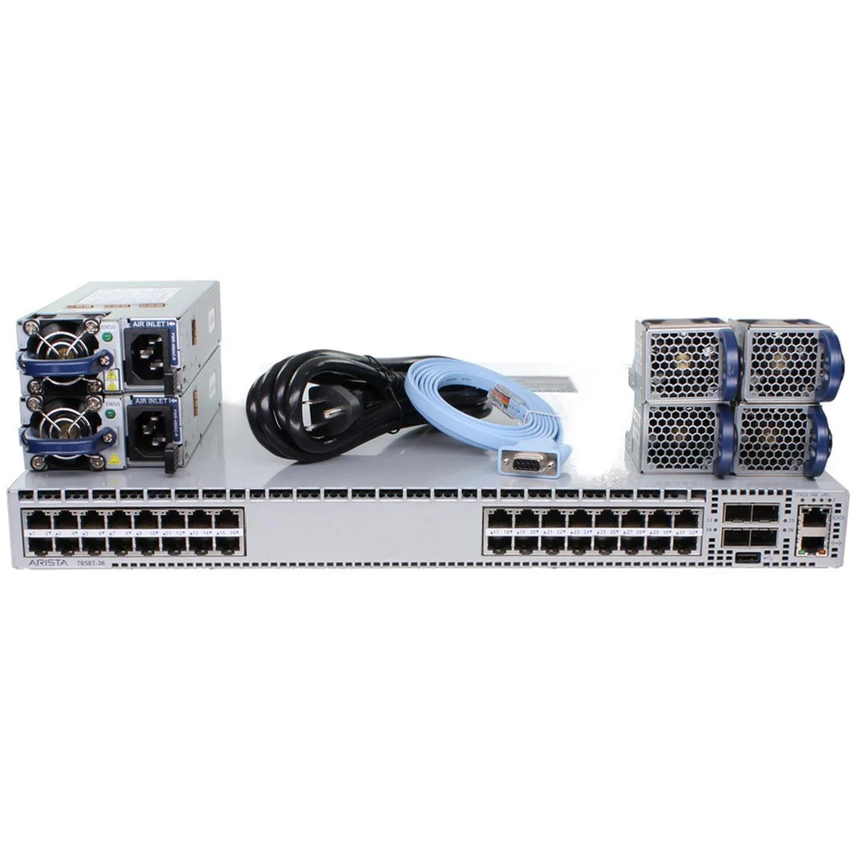 Arista Networks, Inc. Arista Networks, Inc. DCS-7050T-36-R 32-port 10GbE Base-T 4-port SFP+ network switch — product photo