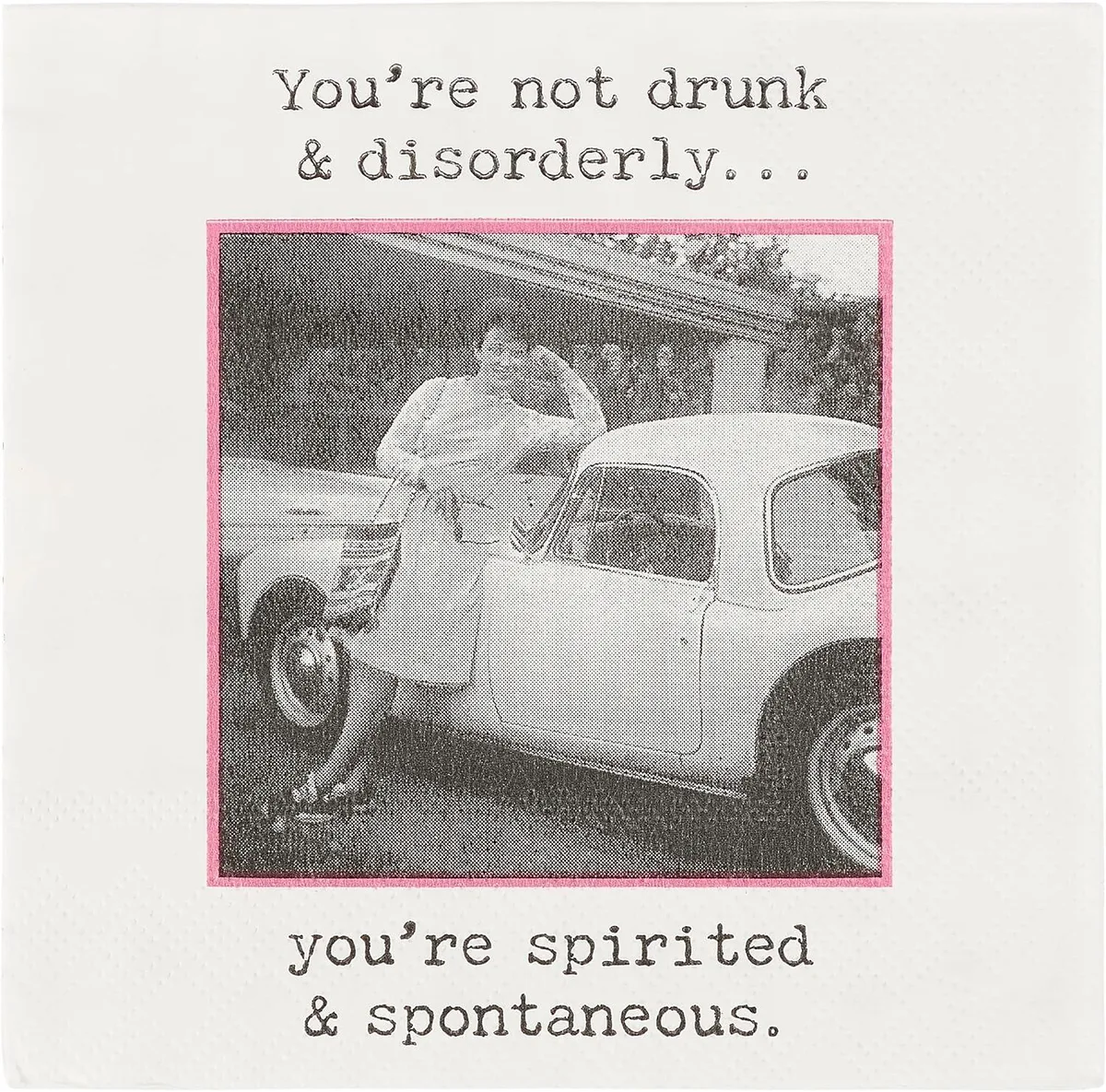 Primitives By Kathy Primitives By Kathy Spirited &amp; Spontaneous Paper Beverage Napkins 20/pk — product photo