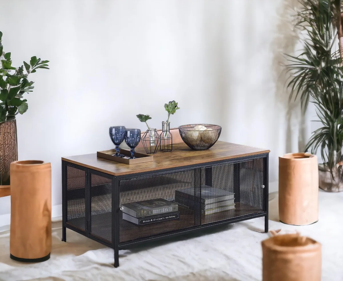 tuphen tuphen Coffee Table Antique Oak Black 41x21 inches — product photo